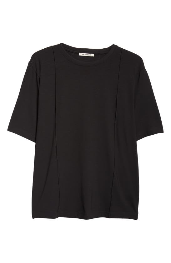 Peter Do Creased Regular Fit T-shirt In Black