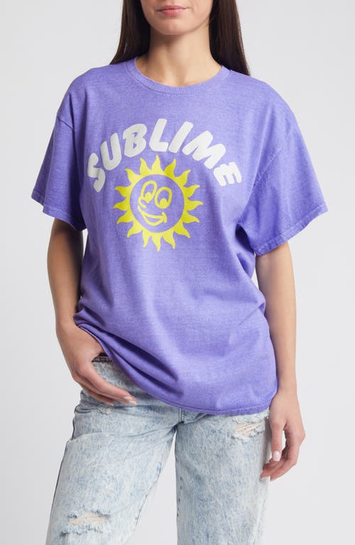 Shop Merch Traffic Sublime Pawn Shop Oversize Graphic T-shirt In Purple