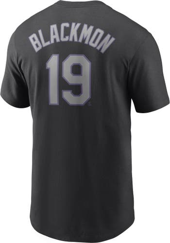 Men's Colorado Rockies Charlie Blackmon Nike Purple Alternate Replica  Player Name Jersey