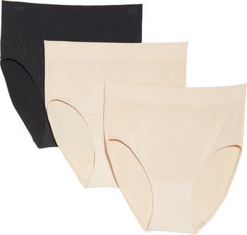 Wacoal 3-Pack Assorted B Smooth Seamless Briefs