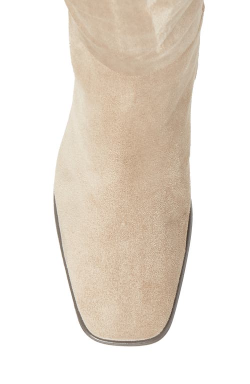 Shop Nordstrom Rack Newbury Block Heel Boot In Beige Taupe