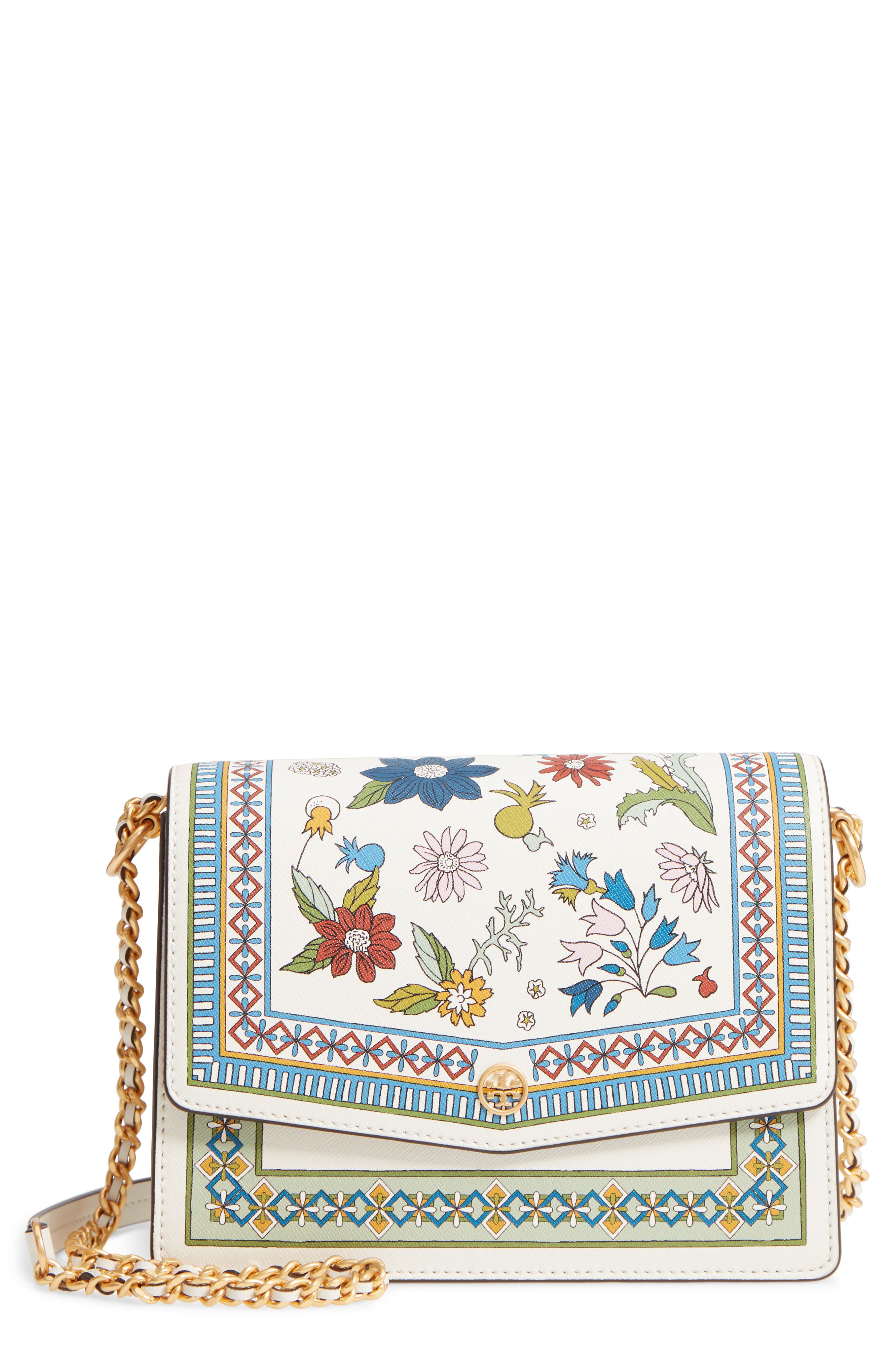 tory burch robinson printed shoulder bag