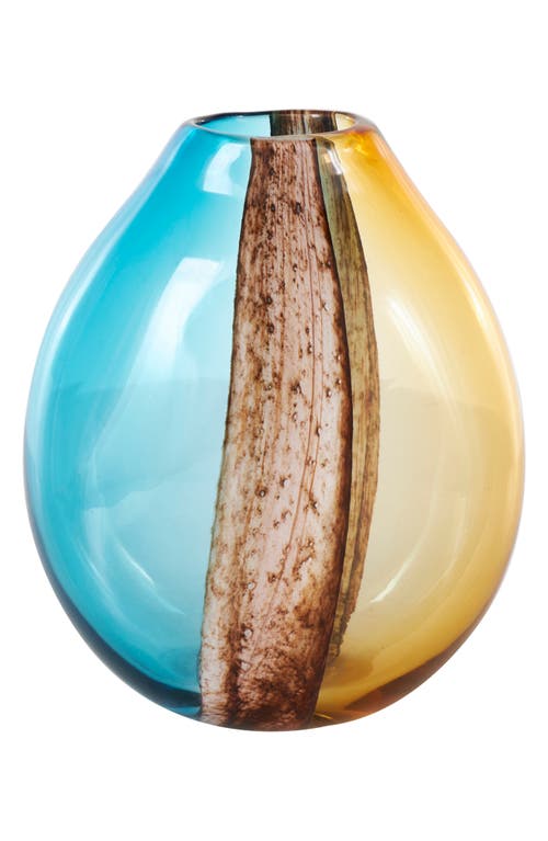 Vivian Lune Home Multicolored Glass Vase In Multi Colored