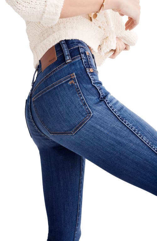 Shop Madewell 10-inch High Waist Skinny Jeans In Danny Wash