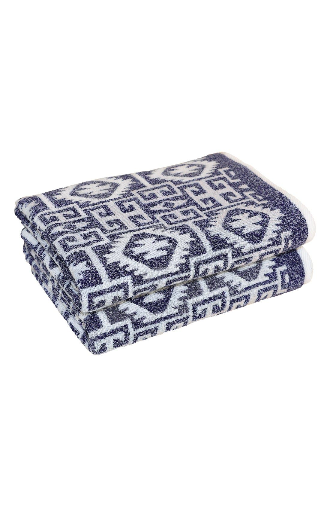 Linum 'Kula' Turkish Cotton Bath Towels (Set of 2) Nordstrom