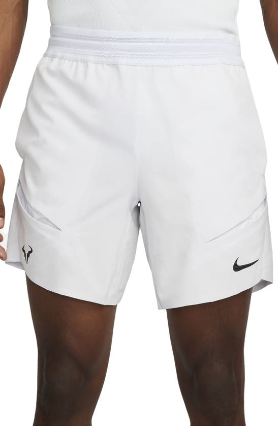 Nike Men's Court Dri-fit Adv Rafa 7" Tennis Shorts In Grey