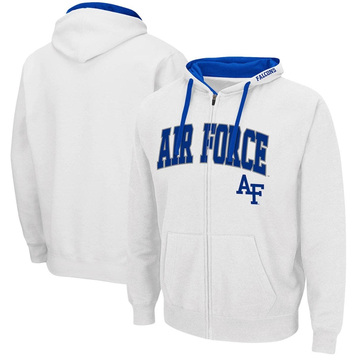 air force full zip hoodie