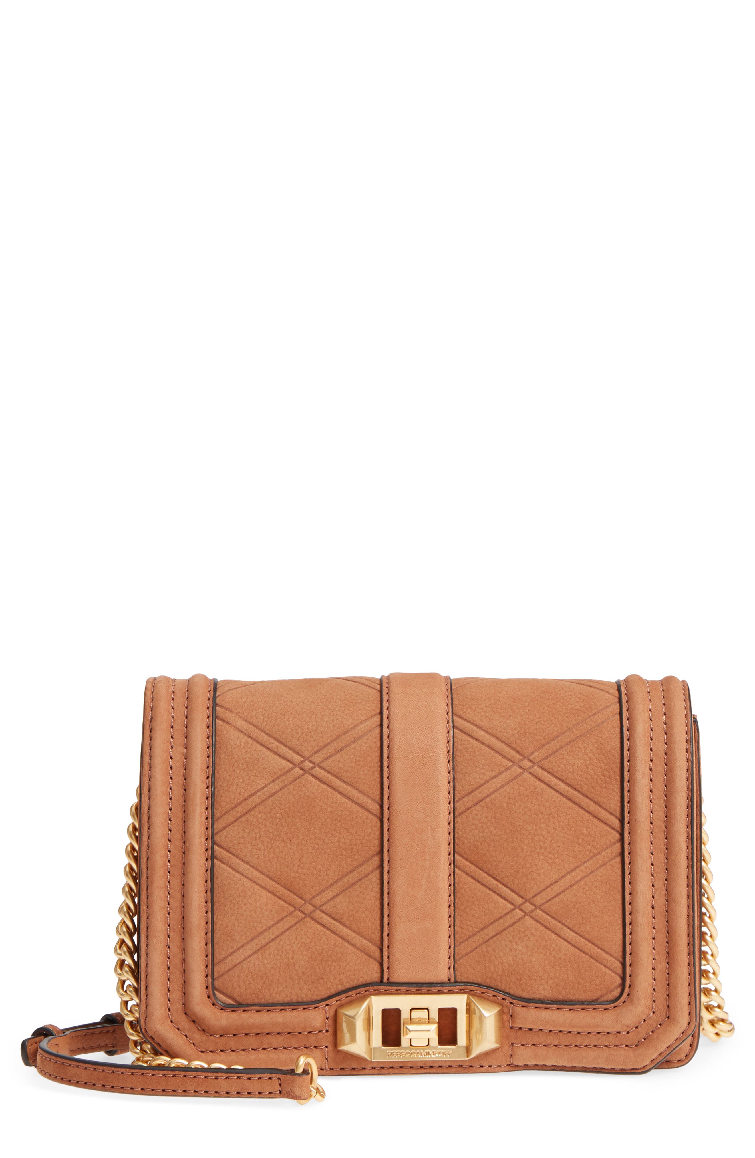 Rebecca Minkoff Small Love Nubuck Leather Crossbody Bag Nordstrom