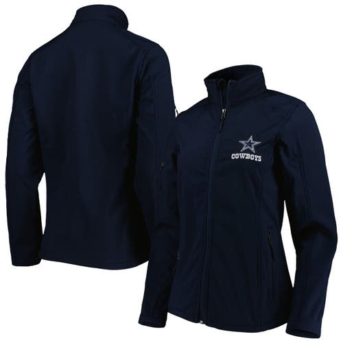 Women's Dunbrooke Navy Dallas Cowboys Full-Zip Sonoma Softshell Jacket