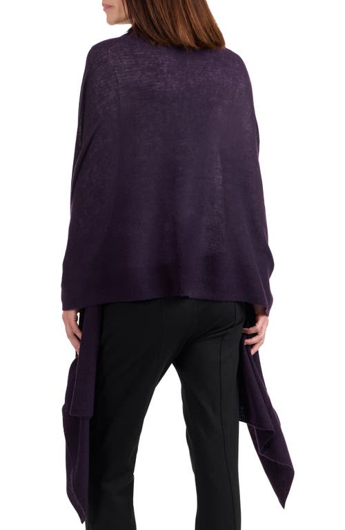 Amicale Cashmere Featherweight Scarf In Dark Purple