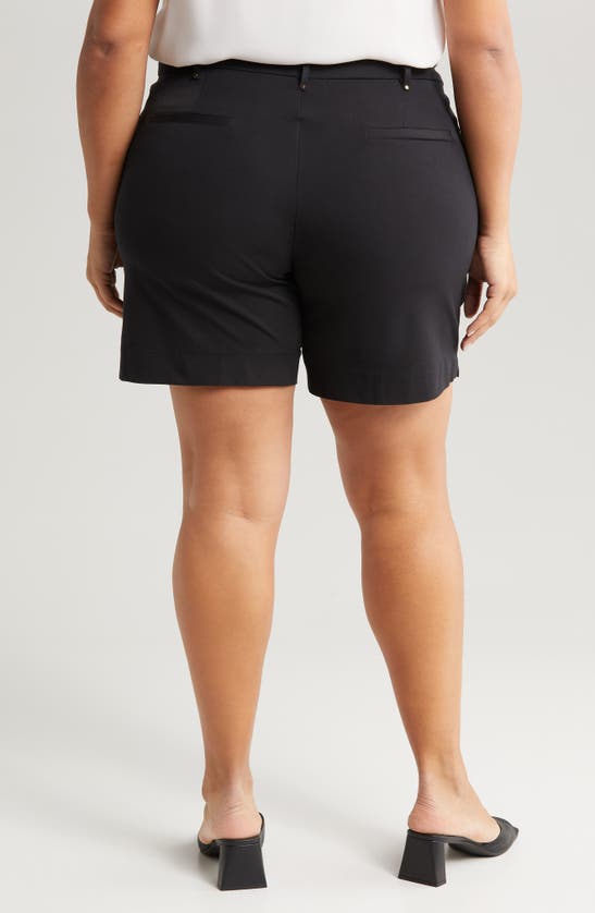 Shop Lyssé Amanda Stretch Twill Shorts In Black