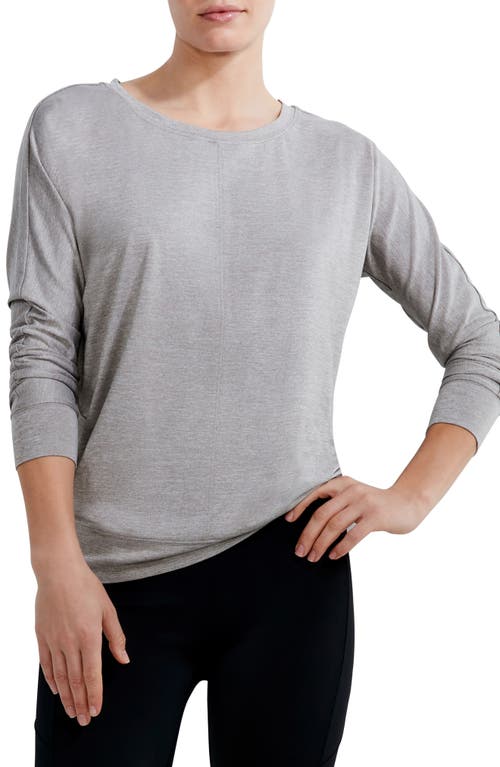 NZ ACTIVE by NIC+ZOE NZ Active FlowFit Warm Up Top in Neutral Mix