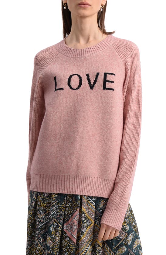 Molly Bracken Crewneck Sweater In Pink
