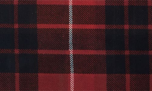 COMME DES GARÇONS COMME DES GARÇONS WALLETS LARGE LENTICULAR TARTAN COATED LEATHER ZIP POUCH