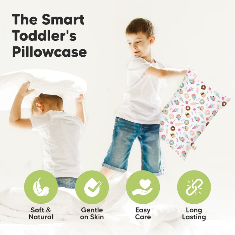 Keababies Printed Toddler Pillowcase 13x18" In Sweet Tooth