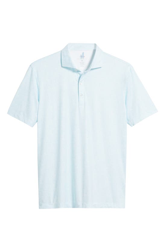 Shop Johnnie-o Pale Mélange Prep-formance Polo In Riviera