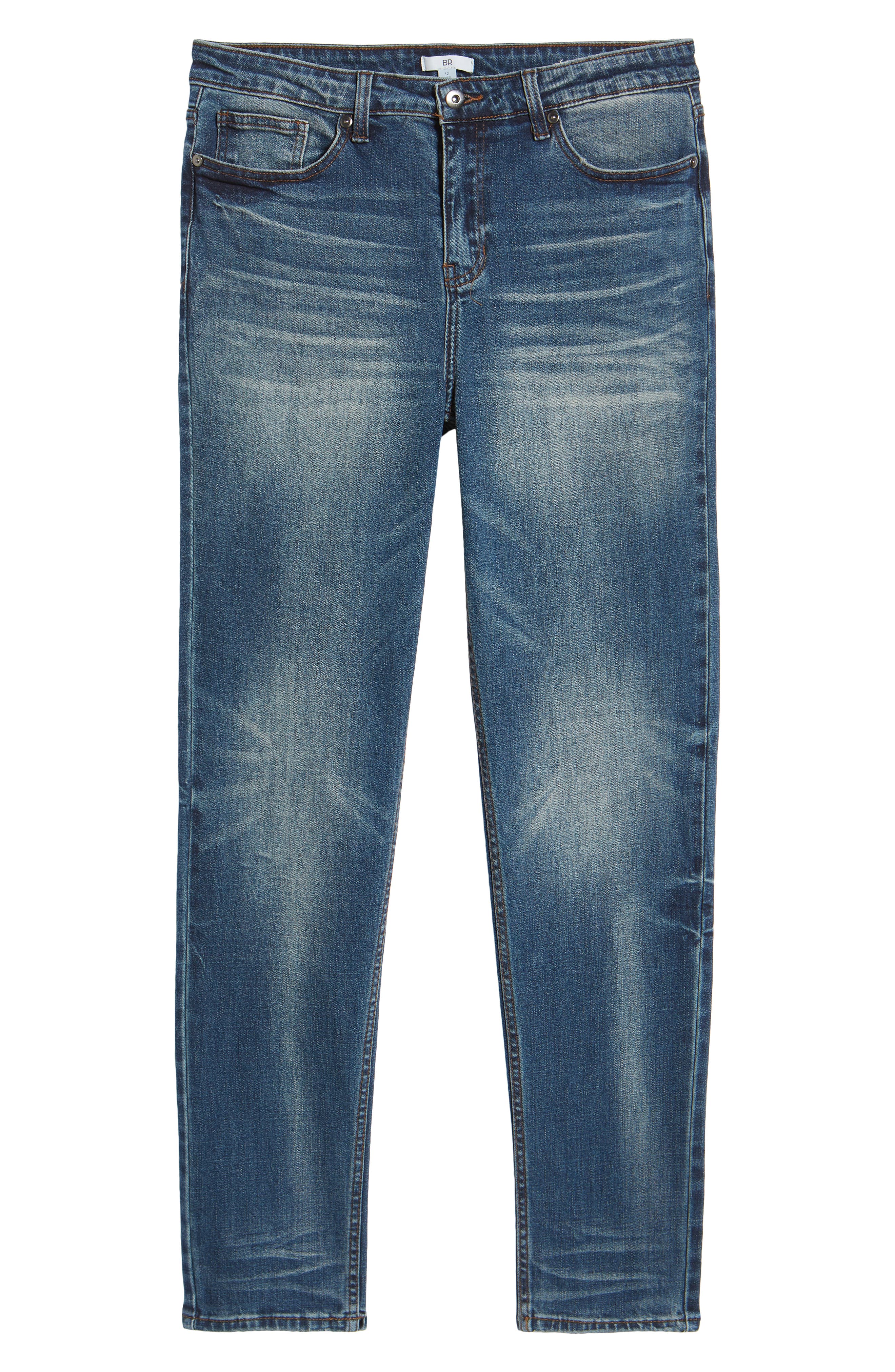 BP. Men's Athletic Fit Jeans in Indigo Worn Out Wash BP. Men's Athletic Fit Jeans in Indigo Worn Out Wash