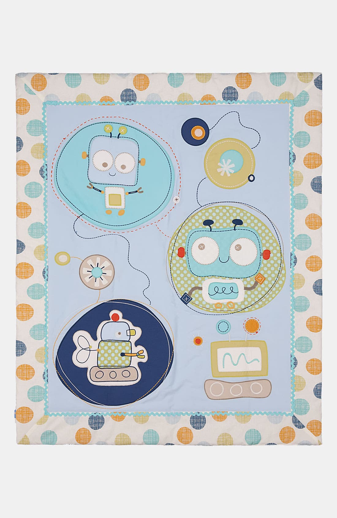 Living Textiles 'Baby Bot' Baby Quilt Nordstrom