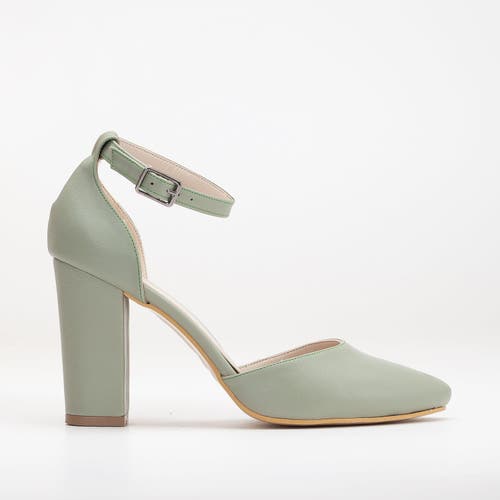 Forever & Always Shoes Women's Gisele - Sage Green High Heels In Sage Green