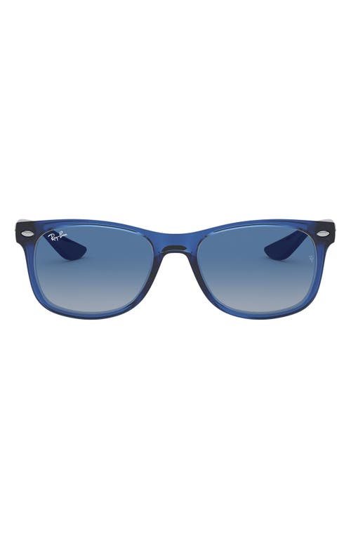 Ray-Ban Junior 48mm Wayfarer Sunglasses in Trans Blu at Nordstrom