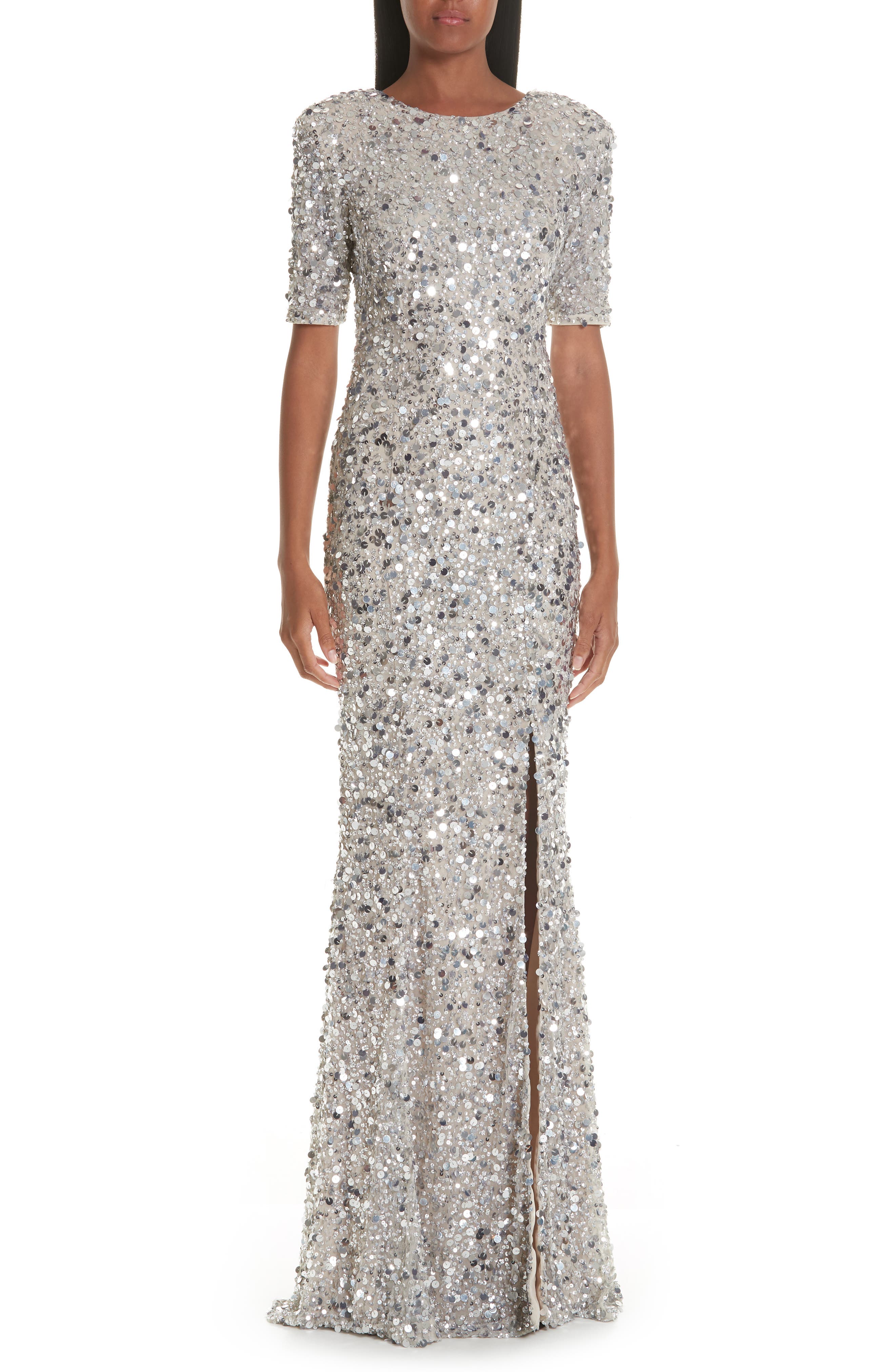 Rachel Gilbert Zowie Sequin Gown