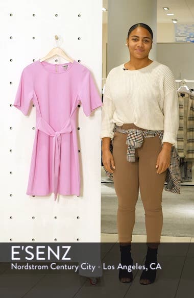 chelsea28 front tie shift dress