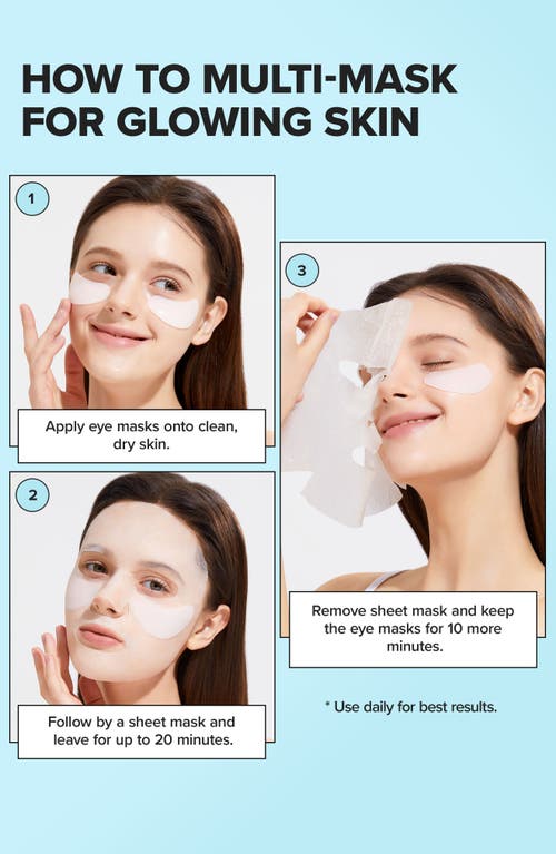 I Dew Care Hot As Sheet 5-day Mask Set In No Color
