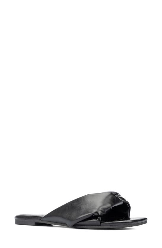 Fashion To Figure Women's Pamela Wide Width Flats In Black