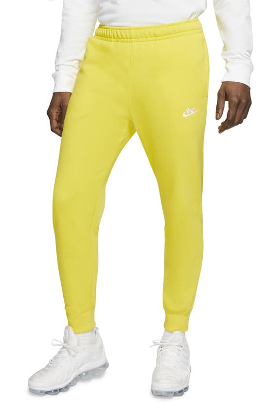 Nike Men's Sportswear Club Fleece Jogger Pants In Yellow ModeSens