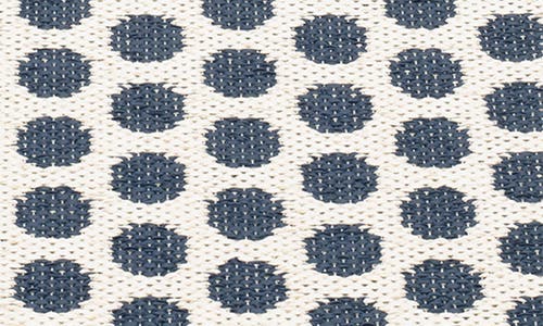 Pappelina Noa Polka Dot Indoor/outdoor Rug In Blue Tones