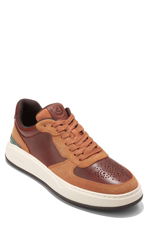 Shop Cole Haan Grandpro Crossover Sneaker In Acorn/trellis/ivory