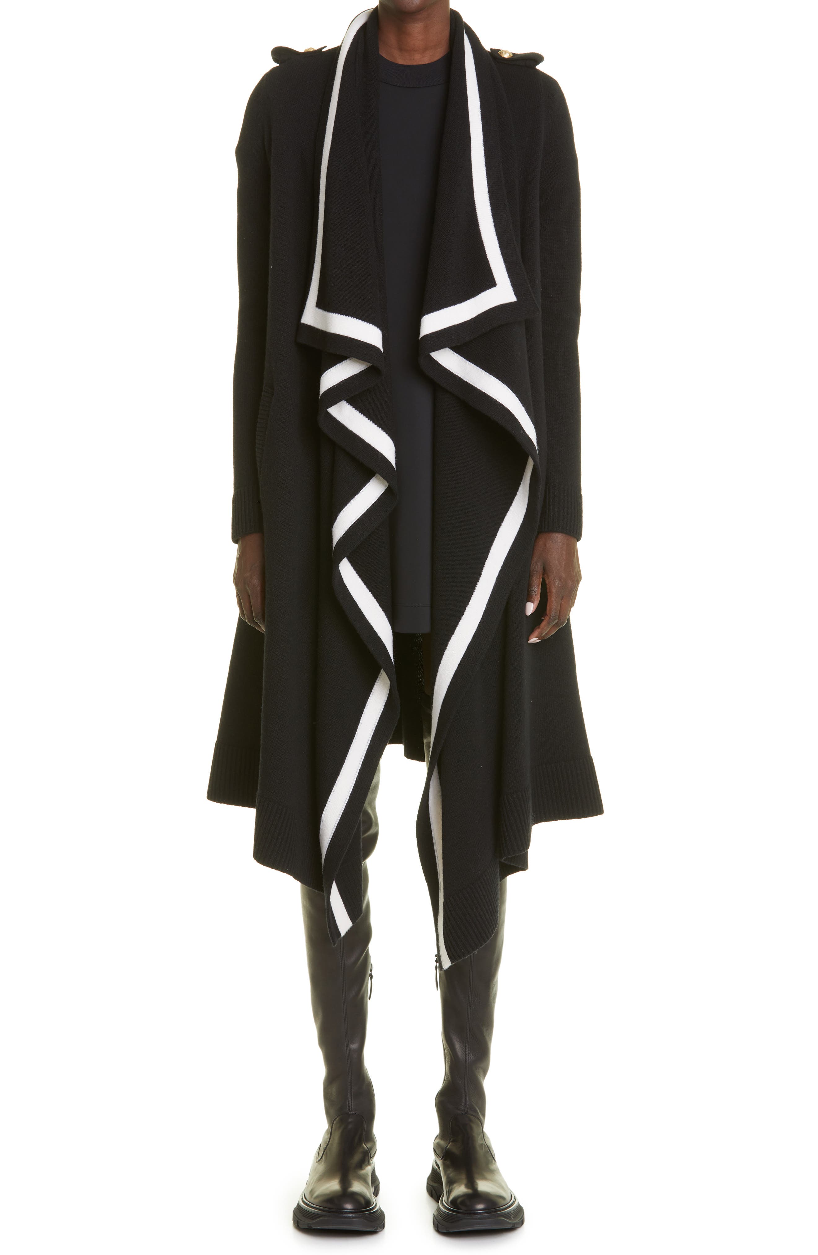 alexander mcqueen wool coat