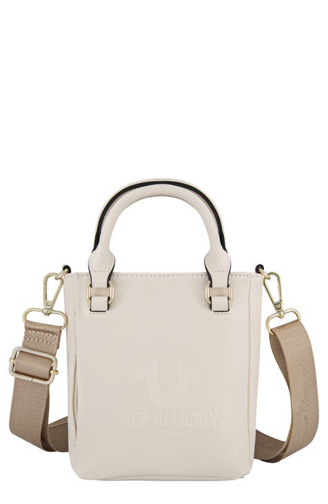 DEUX LUX Blush Pebble Faux Leather Chain Mini Handbag Msrp $75.00 