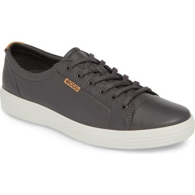 Ecco Soft Vii Lace-Up Sneaker,8.5 - Grey