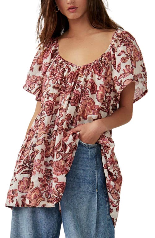 FREE PEOPLE FREE PEOPLE KAUAI PRINT TUNIC TOP