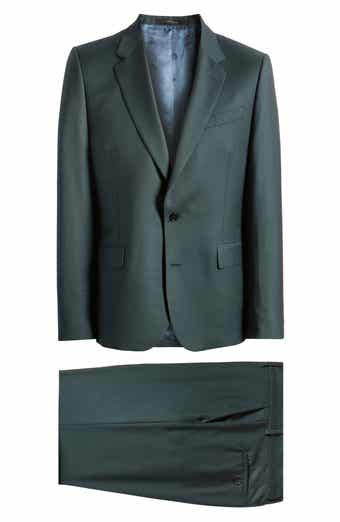 Magic Mint Pastel Trim Fit Suit & Tie