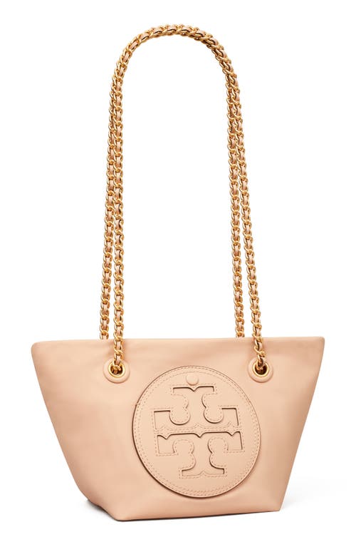 Shop Tory Burch Small Ella Chain Convertible Crossbody Bag In Pink Sand