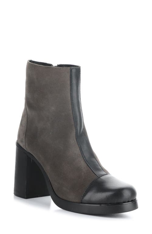 Shop Fly London Stir Platform Bootie In 002 Black/anthracite