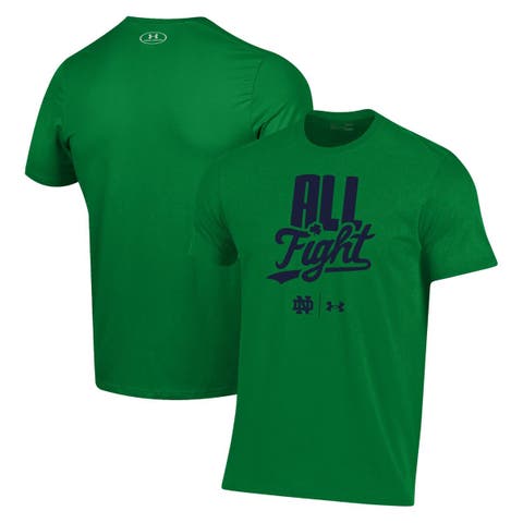 Youth Under Armour White Notre Dame Fighting Irish Lacrosse Performance  T-Shirt