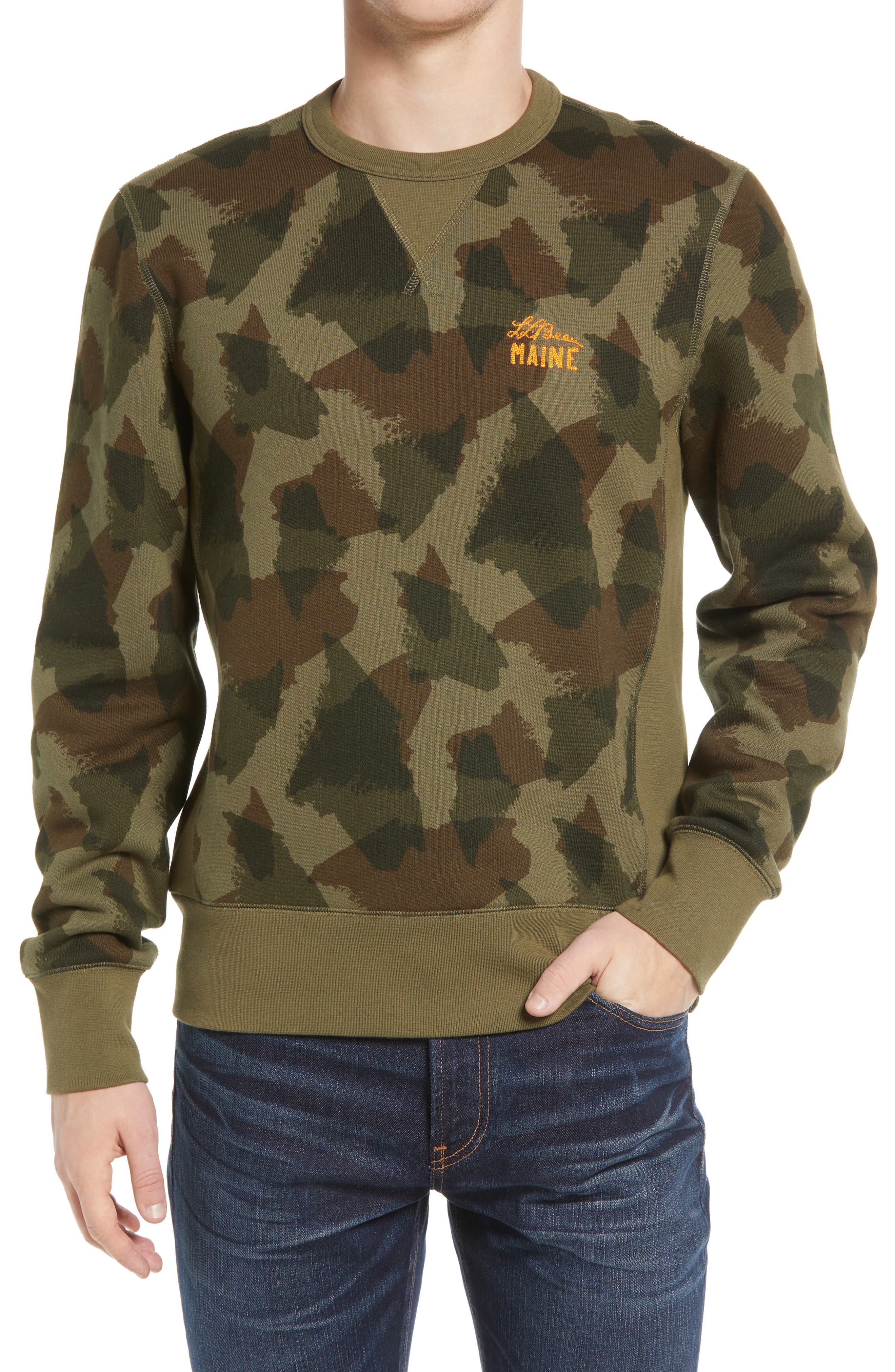camouflage sweater
