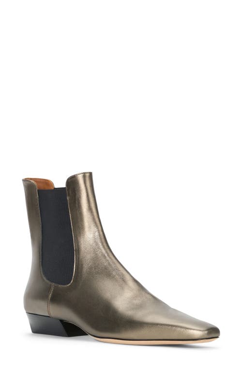 Shop Staud Wally Chelsea Boot In Aged Bronze