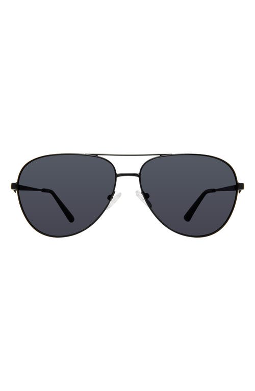 Kurt Geiger Aviator Sunglasses, 62mm In Black/gray