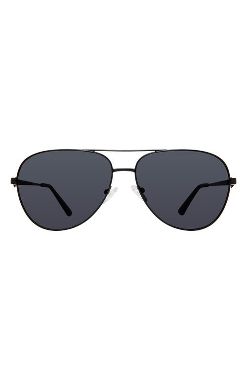 Shop Kurt Geiger London Shoreditch 62mm Oversize Aviator Sunglasses In Black/gray