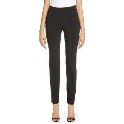 Chiara Boni La Petite Robe Nuccia Slim Pleat Pants, US / 48 IT - Black