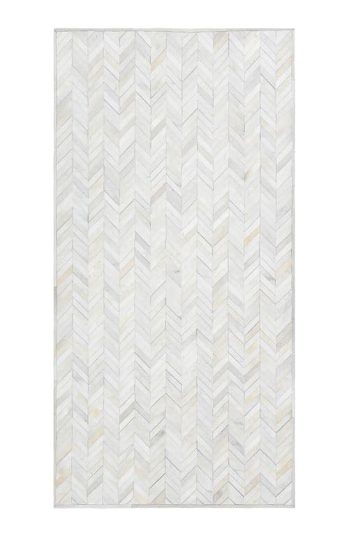 Solo Rugs Meir Genuine Calf Hair Area Rug in Ivory at Nordstrom