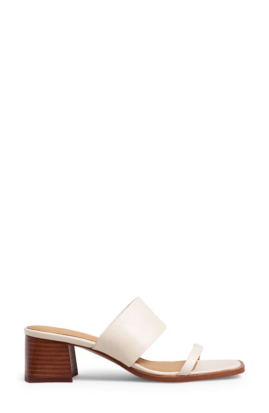 Shop Madewell Roni Keira Block Heel Sandal In Ecru