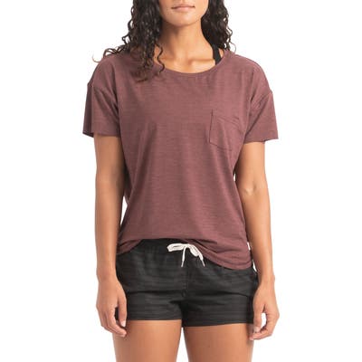 Vuori Lux Performance Tee, Purple