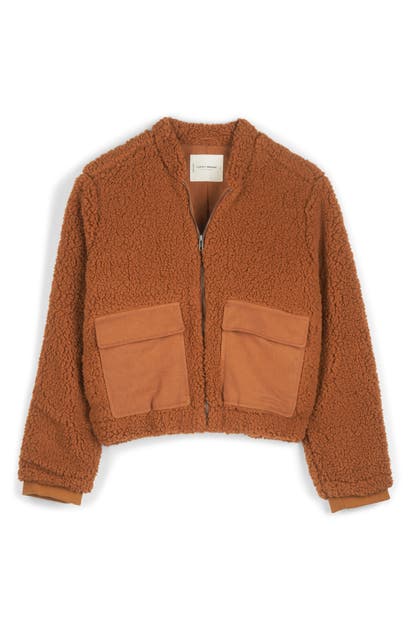 Click to view more detailed imagery on our partner's website Lucky Brand Utility Teddy Jacket In Glazed Ginger