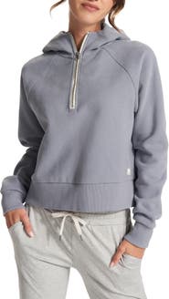 vuori Restore Organic Cotton Blend Half Zip Hoodie