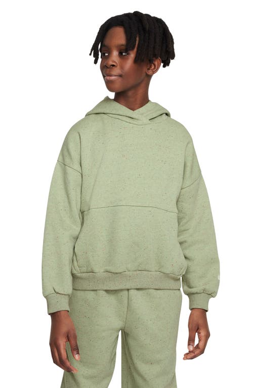 Nike Kids' Icon Fleece Pullover Hoodie In Honeydew/sail
